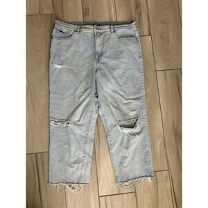 Express Destroyed mom jeans Jeans Women's size 14 JW